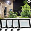 4 Pack 150W LED Flood Light Outdoor15000LM Work Spotlight with US Plug6500K Daylight WhiteIP66 Waterproof Exterior Security Floodlights for YardGardenBackyardPatioStadiumParking Lot