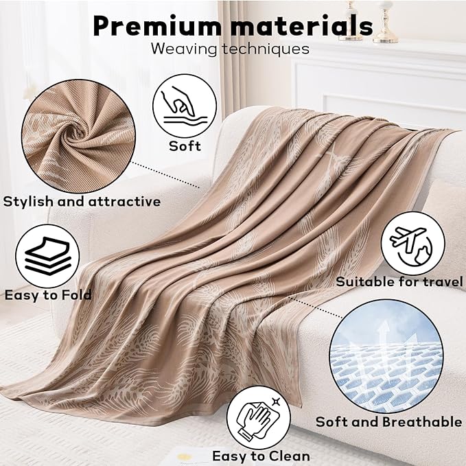 Travel Blanket Airplane - Ultra Soft &amp Lightweight Knit Design Compact Airplane Blanket53x72 InchStylish Travel Shawl Wraps for FlightsOfficeHome UseTravel Essentials &amp Gifts