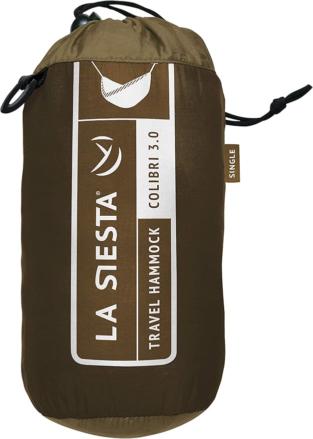 LA SIESTA® Colibri 3.0 Outdoor Hammock &amp Tree Straps - Camping Hammock for Outside Hiking Travel Backpacking Hammock Portable Passionflower