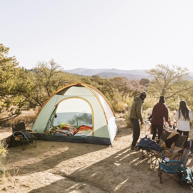 Kelty Tallboy Family Car Camping Tent 4 or 6 Person Freestanding Shelter Large Capacity Stuff Sack Included. 2022