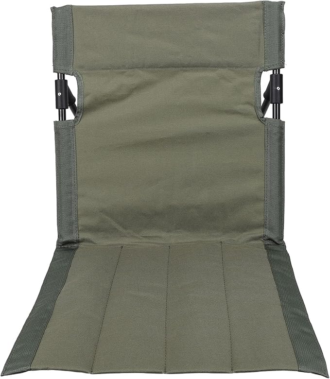 TOPINCN Camping Chair Portable Folding Recliner with Adjustable Backrest Lightweight Oxford Fabric for Outdoor Beach Camping Fishing (OD Green)
