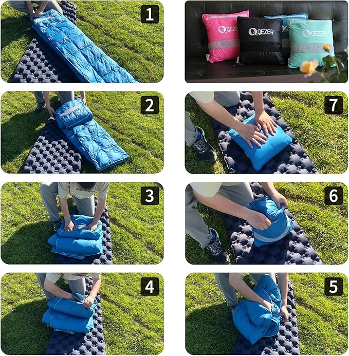 Down Camping Blanket Packable600+Fill PowerMulti-Purpose Warm Camping Quilt for Outdoor Camping Backpacking and Hiking 73x53 inches.