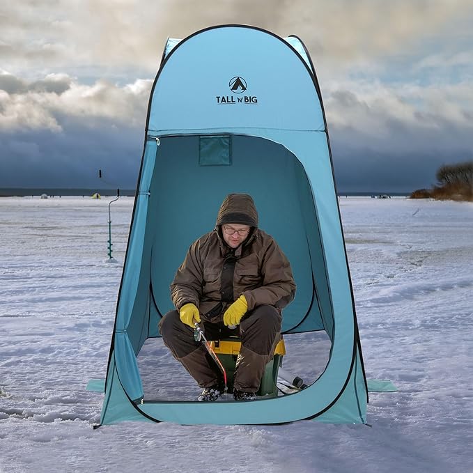 GigaTent Tall ‘N’ Big Pop Up Pod Changing Room Privacy Tent – Instant Portable Outdoor Shower Tent Camp Toilet Rain Shelter for Camping &amp Beach – Lightweight &amp Sturdy Easy Set Up