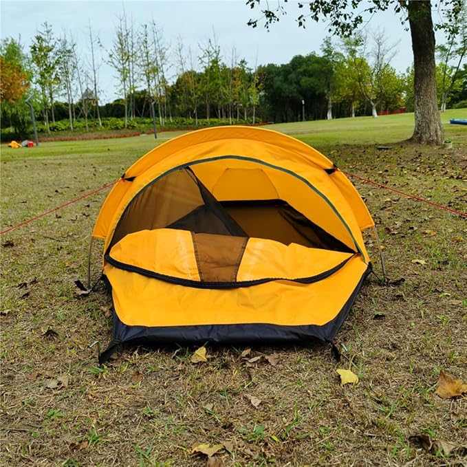 Single Person Bivy Tent 1 Man Tent for Camping Hiking Backpacking Outdoor Survival Gear - Easy Set Up