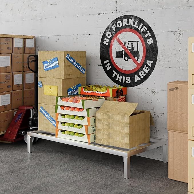 48 x 24 | 8 Off The Floor Aluminum Dunnage Rack | 1200 Lbs Capacity