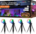 Enbrighten Vibe Eternity Garden Lights Extension Only Not for Standalone Use 16.5ft with 4 RGBWIC LEDs Waterproof Landscape Lighting Needed Extendable up to 150ft 83794