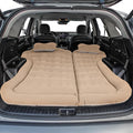 Inflatable Mattress - Car Air Mattress for SUV or Tent with Aux Outlet Pump and 2 Inflatable Pillows - Car Camping Gear by Wakeman Outdoors (Beige)