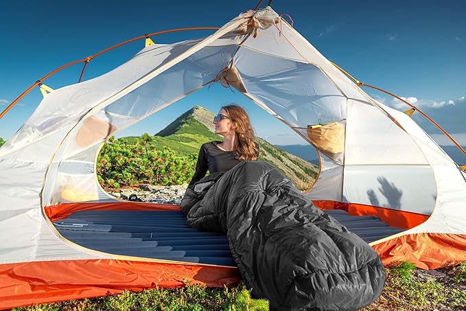 10 Pack Bulk Mummy Sleeping Bags for Adults Cold Weather 0 Degree Backpacking Camping Hooded Sleeping Bags for Homeless Adults Scouts Indoors Outdoors