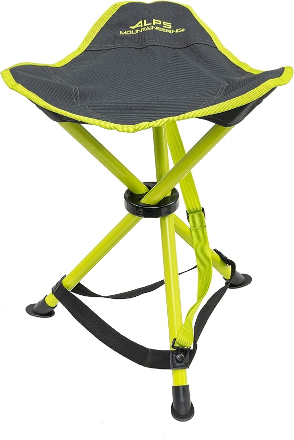 ALPS Mountaineering Tri-Leg Stool - Charcoal/Citrus New