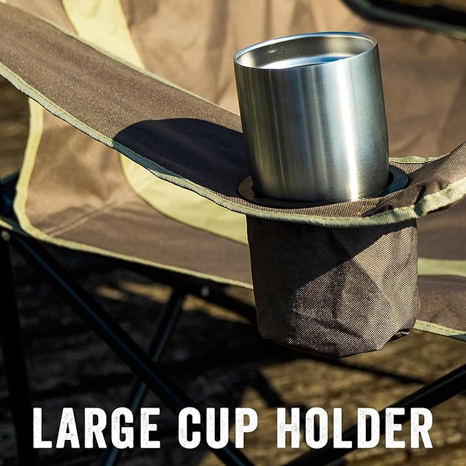 Mossy Oak Heavy Duty Folding Camping Chairs Lawn Chair