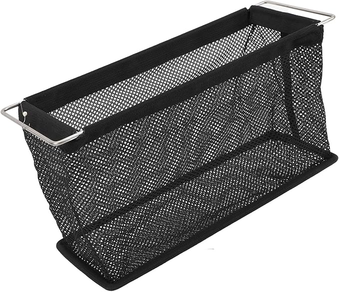 Camping Table Storage Pouch Lightweight Folding Mesh Basket Compatible with IGT Unit Tables Sturdy Stainless Steel and Polyester Construction to Fold and Carry for Outdoor Adv