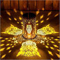 Owl Solar Lanterns Outdoor Waterproof Hanging Solar Lights Owl Gifts for Women Men Metal Decorative LED Owl Lanterns for Garden DecorYardPatioLawnTabletopPathwayLandscape