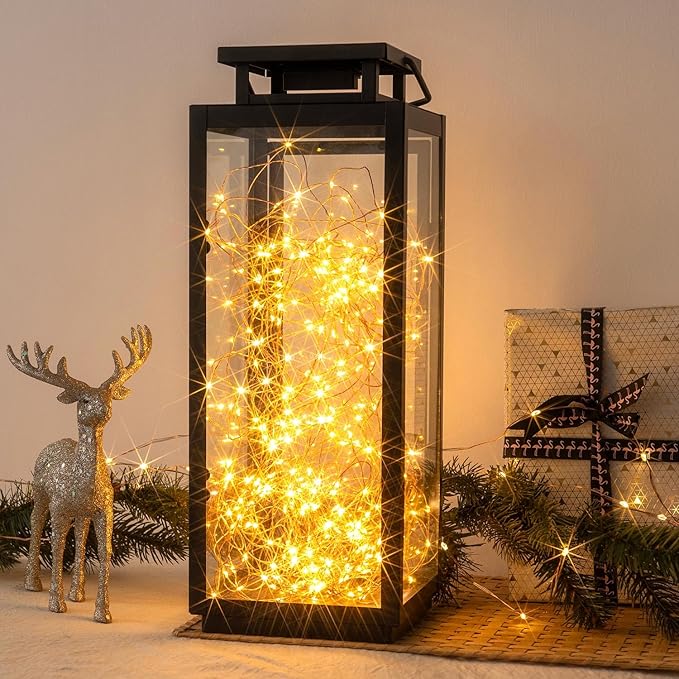 660FT Extra Long Fairy Lights Plug in Waterproof Outside High Bright Copper Wire String Lights with Remote 2000 LED for Garden Porch Patio Christmas Wedding Party Decoration
