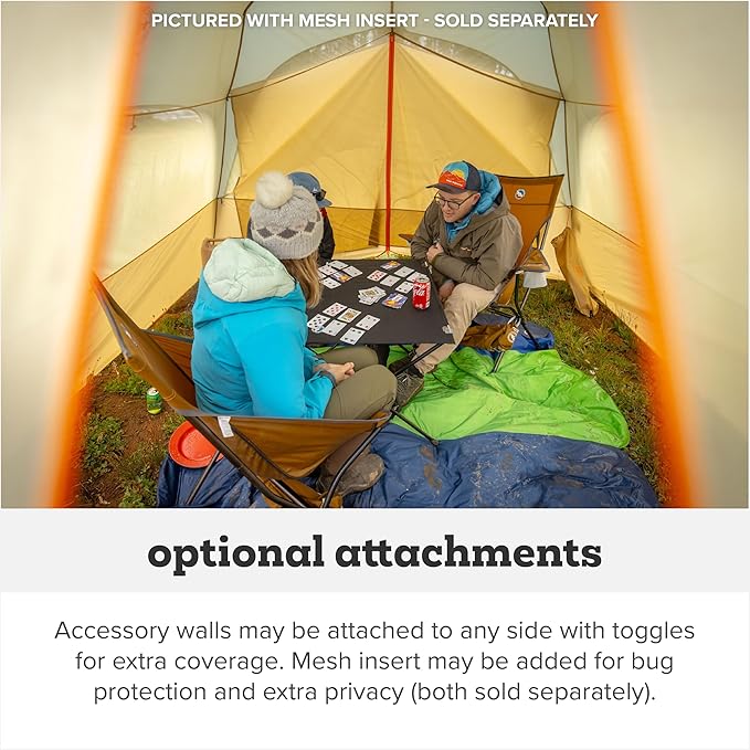 Big Agnes Sage Canyon Shelter Plus - Camping Tent Accessories Pop Up Sun Shade Canopy