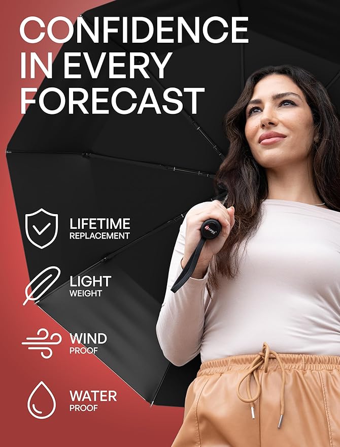 Beach Blanket and UV Umbrella – Sandproof Mat and Wind-Resistant Shade for Outdoor Comfort at The Beach Park or Festivals