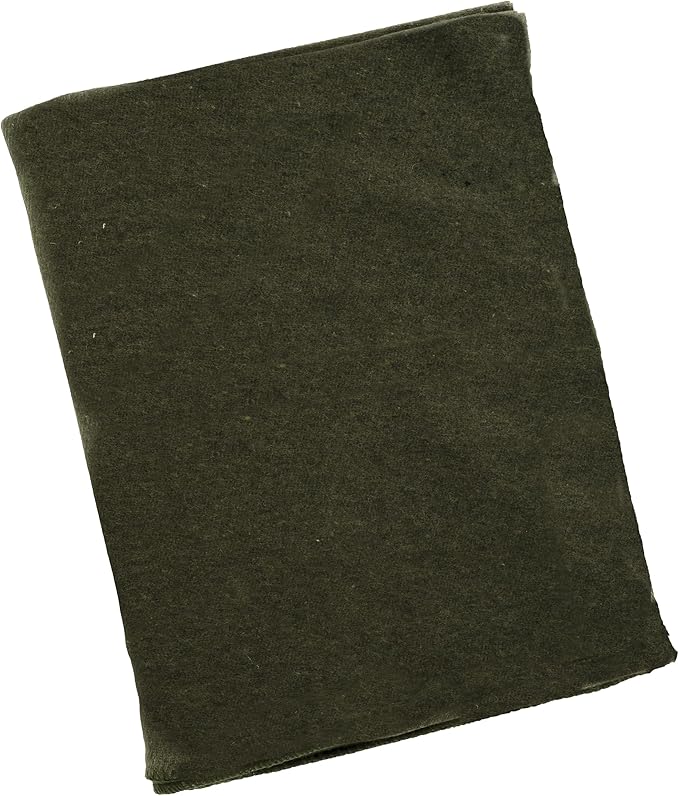 Rothco Wool Blanket - Warm Emergency Outdoor Sporting Events Camping Sleep Throw