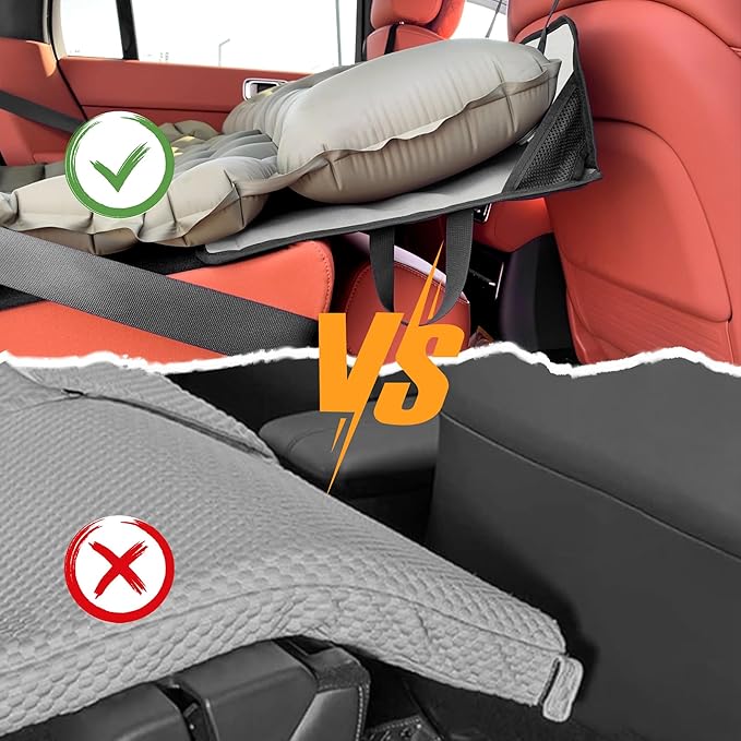 ONTYZZ Car Rear Seat Mattress Extension Plate for Air Mattress Foldable Portable Mattress for Sleeping Increase Vehicles Bed Camping Space