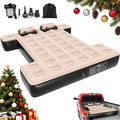 YITAHOME Truck Bed Air Mattress for 5.5-5.8 ft Short Beds Portable Inflatable Car Camping Mattress with Pump Pillows &amp Carry Bag for Travel Outdoor &amp Road Trips Black &amp Brown