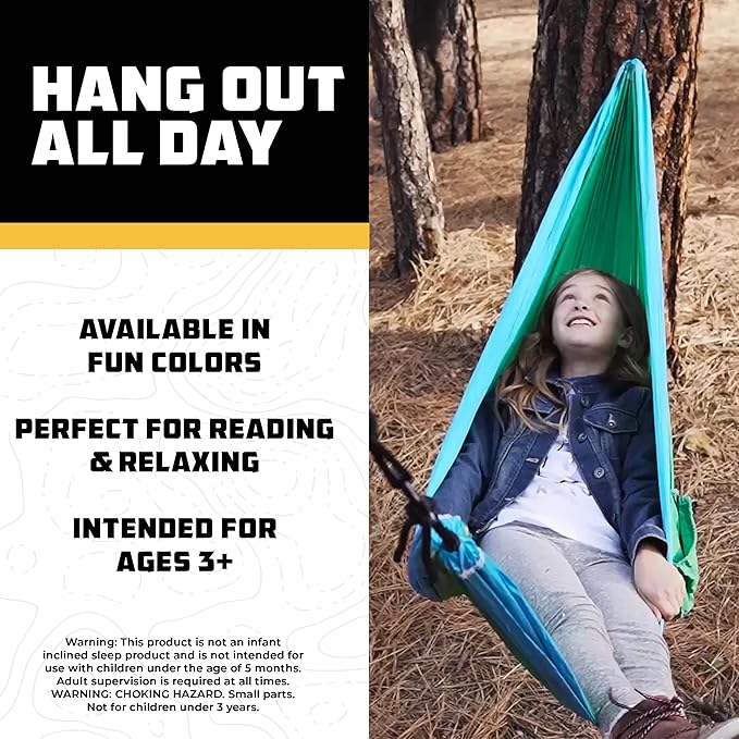 Wise Owl Outfitters Camping Hammock – 500lbs Portable Hammock with Tree Straps - Travel Backpacking Hiking Outdoors Camping Gear - Single or Double