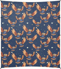 Camping Sun Shelters Owl Flying in Starry Sky Beach Canopy 126 * 110.2in