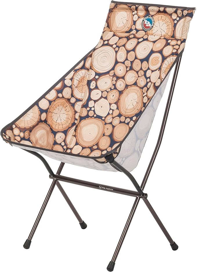 Big Agnes Big Six Camp Chair - Deluxe Comfort for Your Outdoor Adventures | Lightweight Packable &amp Portable Camping Chair | Tall Back Wide Seat | Easy Setup