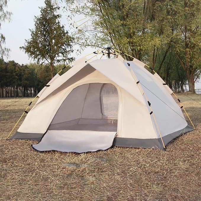 2 Person Windproof Oxford Tent Easy Setup Backpacking Tent for Camping Hiking Traveling