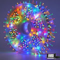 YEGUO 165ft 500 LED Christmas Lights Outdoor Waterproof Clear Wire String Lights Indoor Plug in 8 Modes Twinkle Tree Light Multicolor