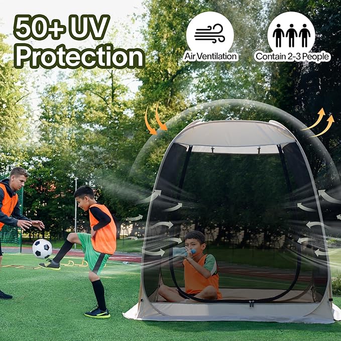 Alvantor Pop Up Screen House Gazebo with Mosquito Netting Instant UV Resistant Sun Shelter for Patio &amp Backyard Portable Canopy Tent for 2-10 Person