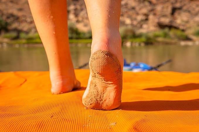 CGEAR Original Sand-Free Outdoor Rug Camping Mat - Water-Resistant &amp Anti-Fade Material - Military-Grade - Reversible Design - Area Rug for Beach RV &amp Picnics - Travel Bag