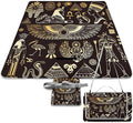 Tribal Native American Eagle Symbols Waterproof Outdoor Picnic Blanket Sandproof Beach Mat for Camping Hiking Grass Travelling