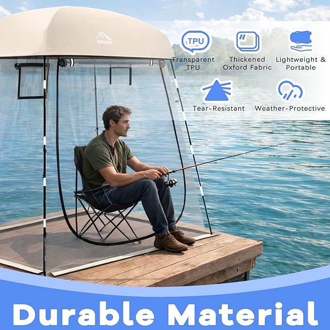 Sports TentWaterproof Sport Tents Shelter Fits 2-4 Persons Portable Clear Bubble Tent for Sports WatchingCamping and Outdoor Activities