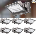 Lightdot 6Pack 150W LED Wall Pack Lights 360° Adjustable Panel with Dusk to Dawn Photocell 22500Lm 5000K IP65 Waterproof &amp Advanced Heat Dissipation Outdoor Security Lighting(Height:10~20ft)