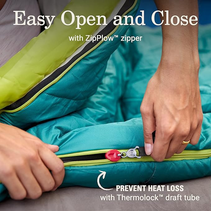 Coleman Big Bay 0/20/40°F Cold-Weather Sleeping Bag Adult Mummy Sleeping Bag with Headrest Foot Ventilation &amp Storage Sack Big &amp Tall Options