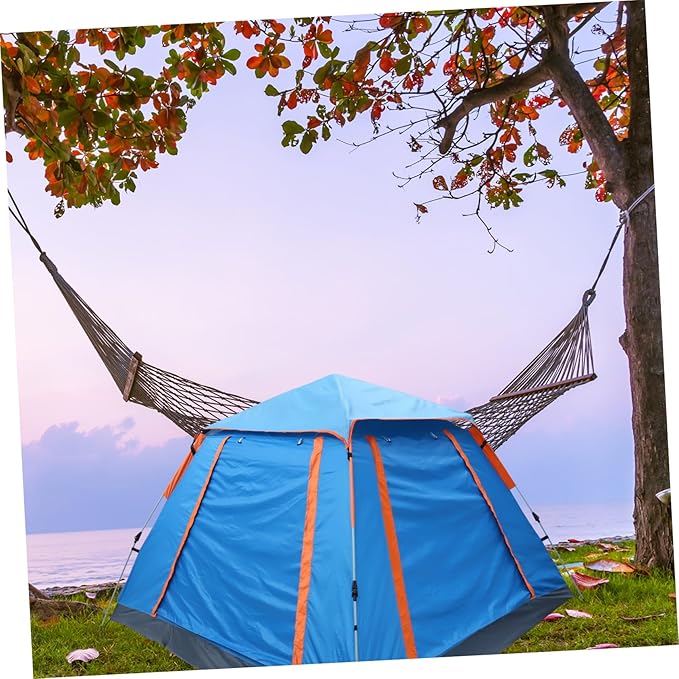 HANABASS Portable Automatic Camping Tent Waterproof Outdoor Foldable Tent Thickened Moisture-Proof Rain Shelter Lightweight 2-Person Setup for Hiking and Beach Camping