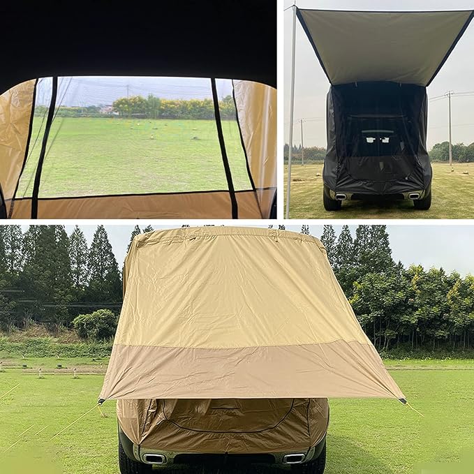 Camping Mattress Car Trunk Tent Sunshade Rainproof Tailgate Shade Awning Tent for Car SelfDriving