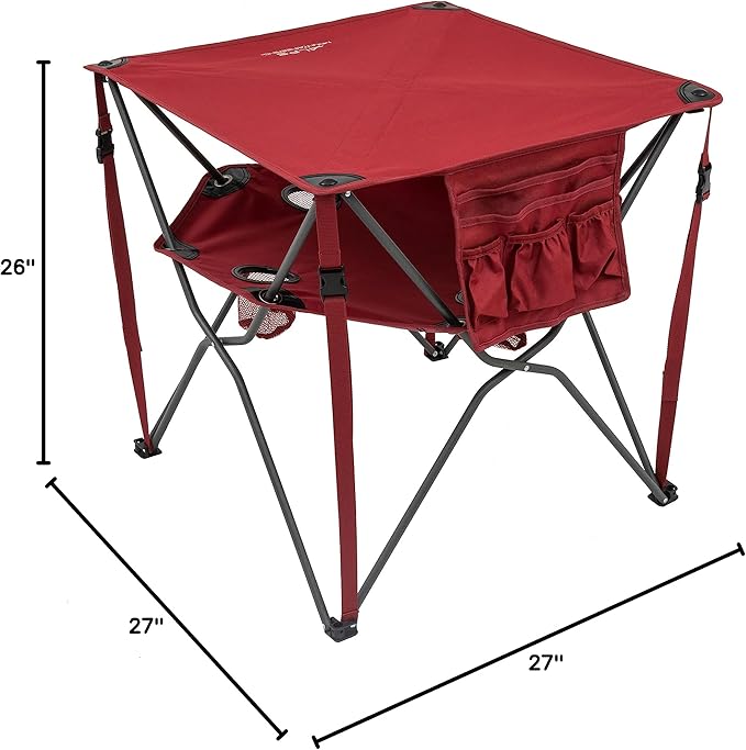 ALPS Mountaineering Eclipse Portable Compact Camping and Game Table with Carry Bag