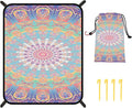 Foldable Outdoor Picnics Blanket Easy to Carry Beach Blanket Large Spacious Mattress Elegant Camping Pad for Relaxation Pad for Camping
