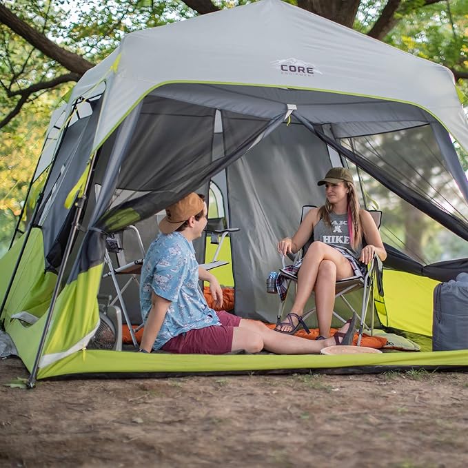 Core 9 Person Instant Cabin Tent - 14' x 9' Green (40008)