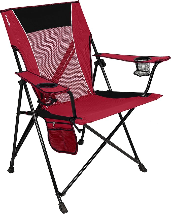 Kijaro Dual Lock Portable Camping Chairs - Versatile Folding Chair Sports Chair Outdoor Chair &amp Lawn Chair - Dual Lock Feature Red Rock Canyon