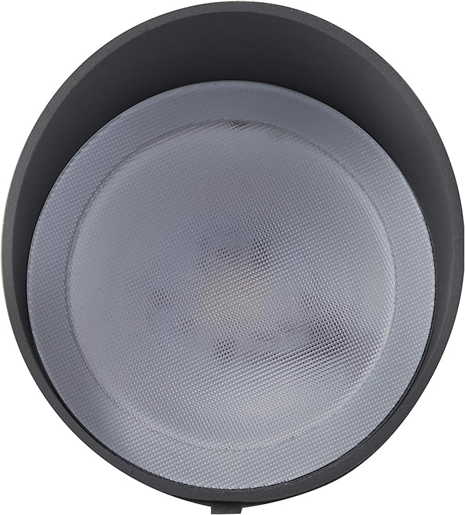 Nuvo 62/1207 One Light 12.2-Inch LED Landscape Floodlight 12W/120V 3000K/1240 Lumens Dark Gray