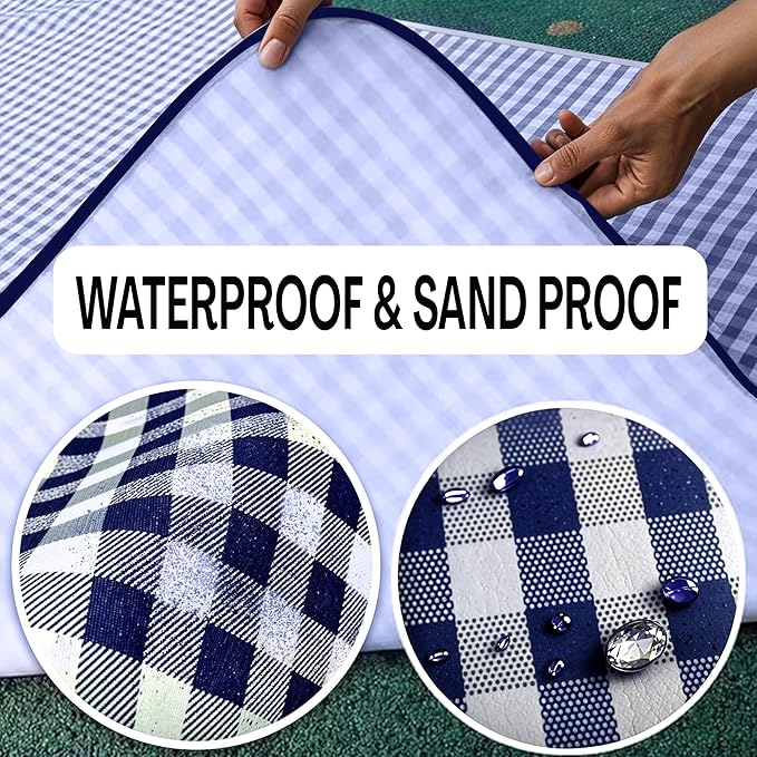 Bulk Personalized Picnic Blankets - Custom Logo or Text – Foldable and Lightweight – Great for EventsWedding Favors Corporate Gifts Employee Swag – 30 Pack