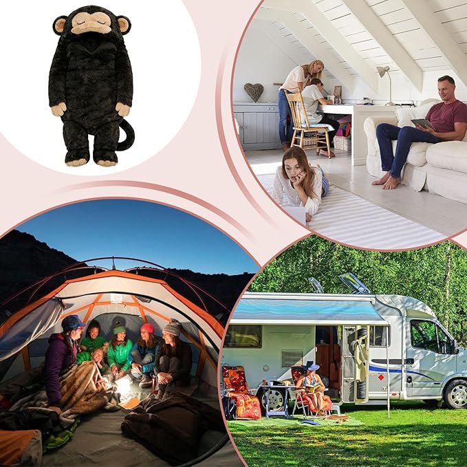 Giant Monkey Sleeping Bag for Human Monkey Shaped Animal Sleeping Bags for Adults for Indoor Use Or Camping TripsSleepovers