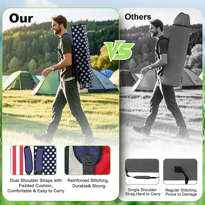 Portable Camping Chair with Canopy - Folding Chair with Canopy Durable 600D Oxford Canopy Chair for Camping Beach Picnics Fishing &amp Sports