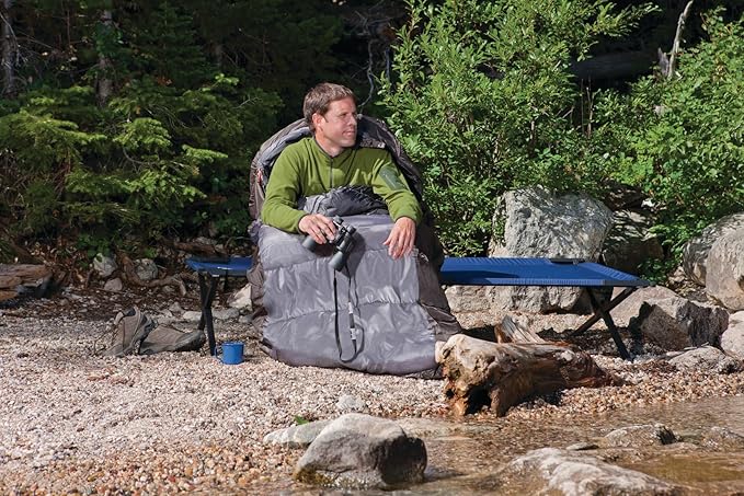 Coleman Big Basin 15°F Big &amp Tall Sleeping Bag Cold Weather Sleeping Bag with Snag-Free Zipper &amp Better Heat Retention Machine Washable