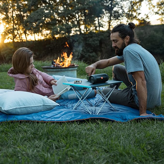 Naturehike FT08 Portable Camping Table Ultralight Aluminum Folding Beach Table with Carry Bag for Outdoor Cooking Picnic Camp Boat Travel
