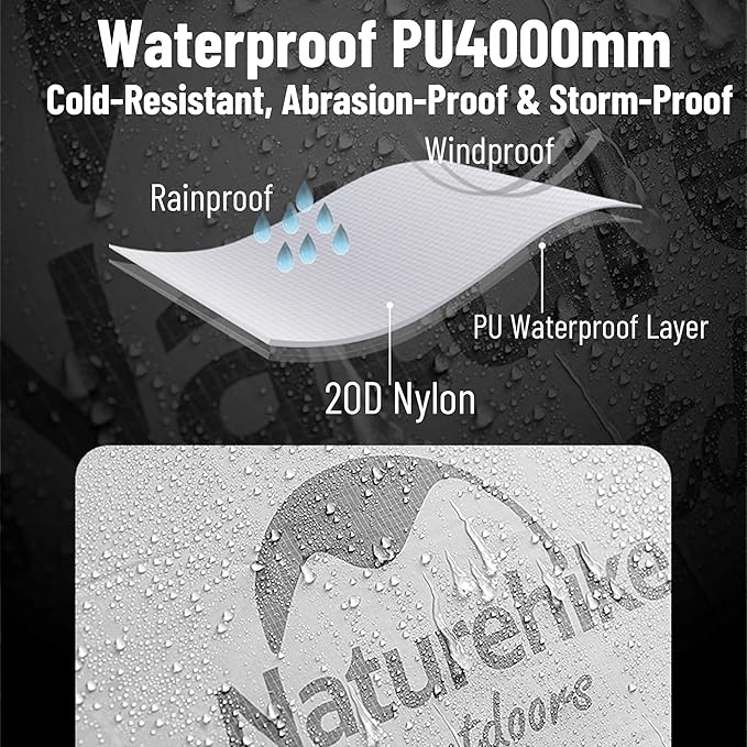 Naturehike Star River 2 Person Ultralight Backpacking Tent - Waterproof 3 Season Camping Tent Easy Setup Double Layer Two Men for Hiking Hunting Outdoor Mountaineering Travel Cycling