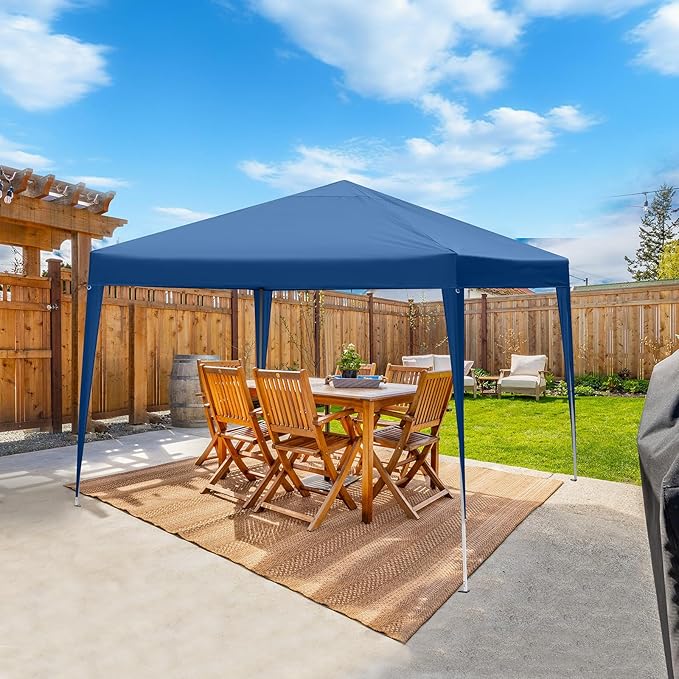 3 x 3m Practical Waterproof Right-Angle Folding Tent Blue