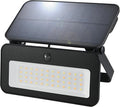Solar Lights Outdoor Waterproof with Motion Sensor Foldable LED Wall Spotlight Touch Control Adjustable Color Temperature Brightness 1200LM 8W Dusk to Dawn Floodlights for Garage Fence