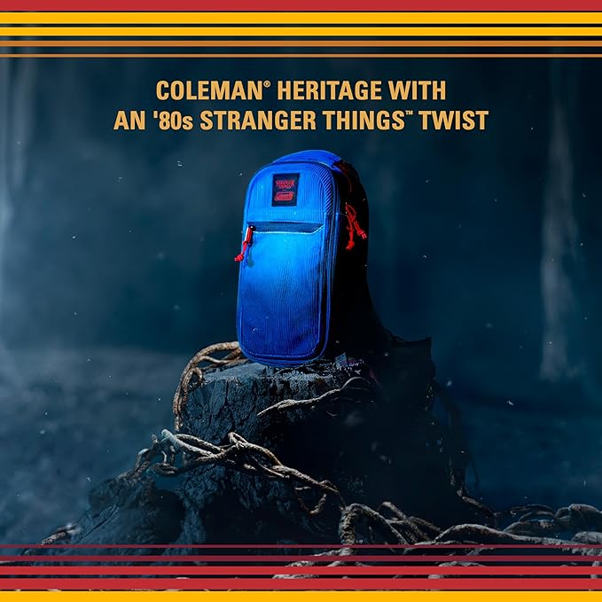 Coleman Stranger Things Outdoor Gear Collection Limited Edition Stranger Things &amp Coleman Upside Down Camping Assortment Cooler/Chair/Tent/Sleeping Bag