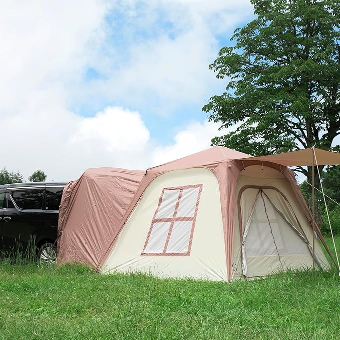 S'more Etana SUV Tent for Camping Waterproof Car Tent Easy Setup for Car Camping Family Glamping 13' W X 13' L X 5.9' H